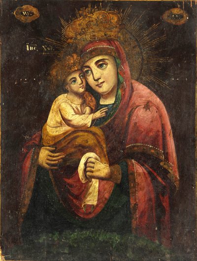 The Virgin of Pochaiv by Unbekannt Unbekannt